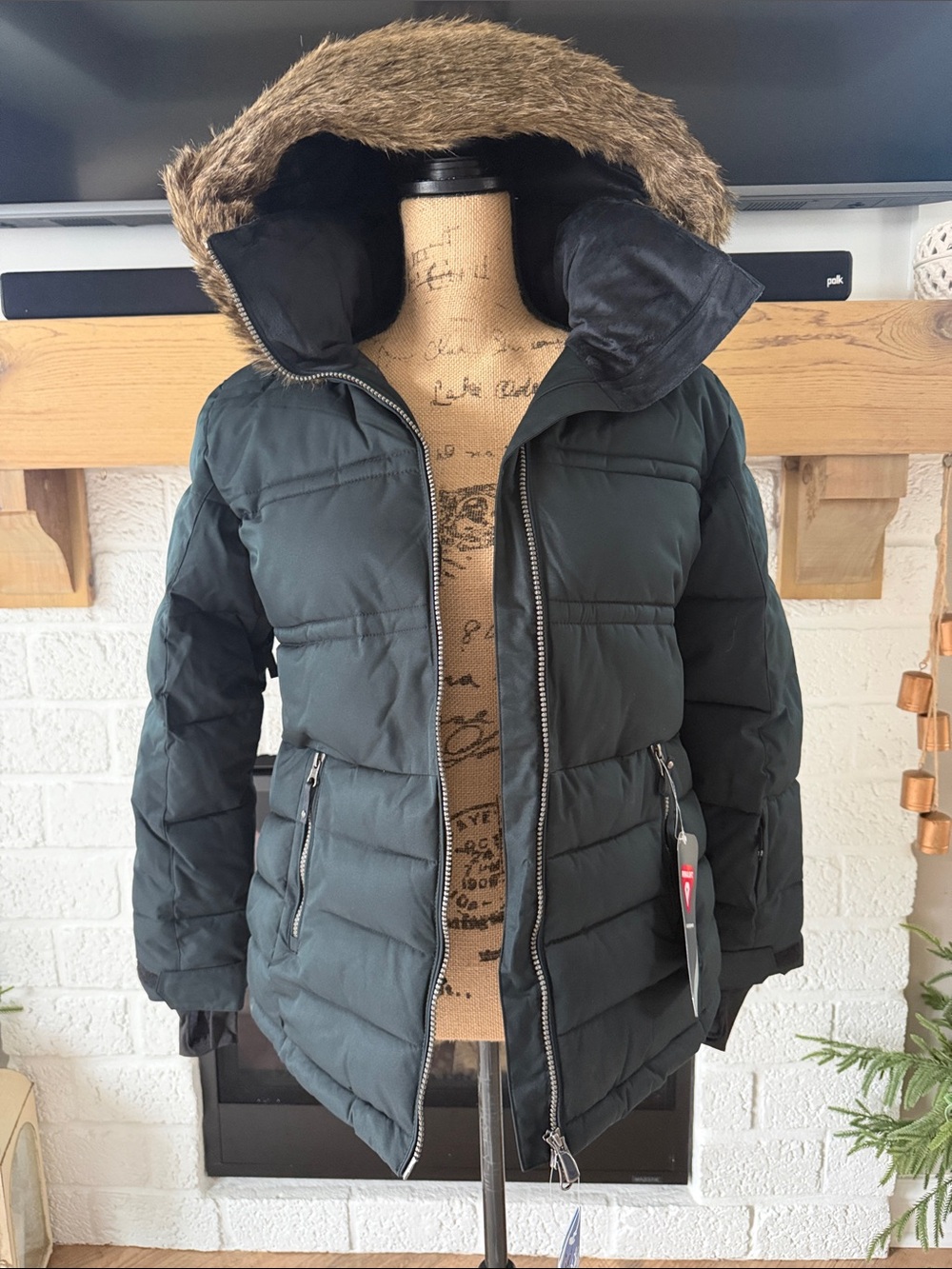 Roxy Women's Quinn Puffer Jacket – 10k Waterproof Stretch Fabric